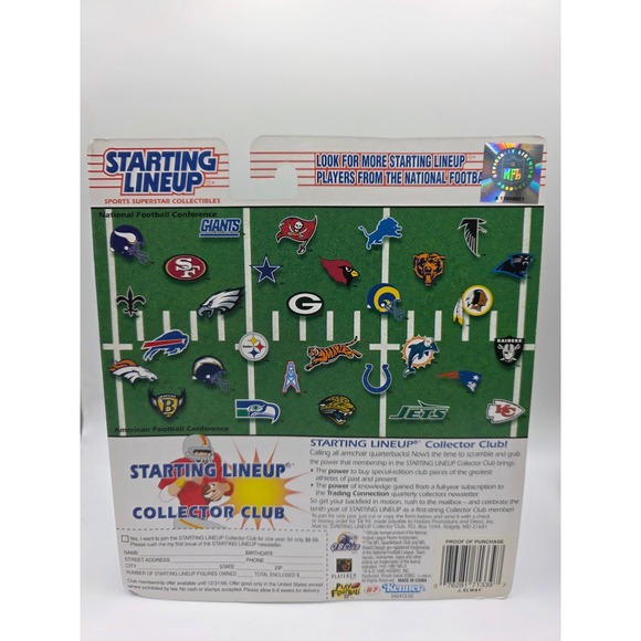 1997 Starting Lineup John Elway Denver Broncos NFL Action Figure 10th Edition - Picture 2 of 2